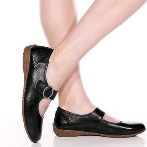 Josef Seibel Fenja 18 Black Mary Janes Size 37